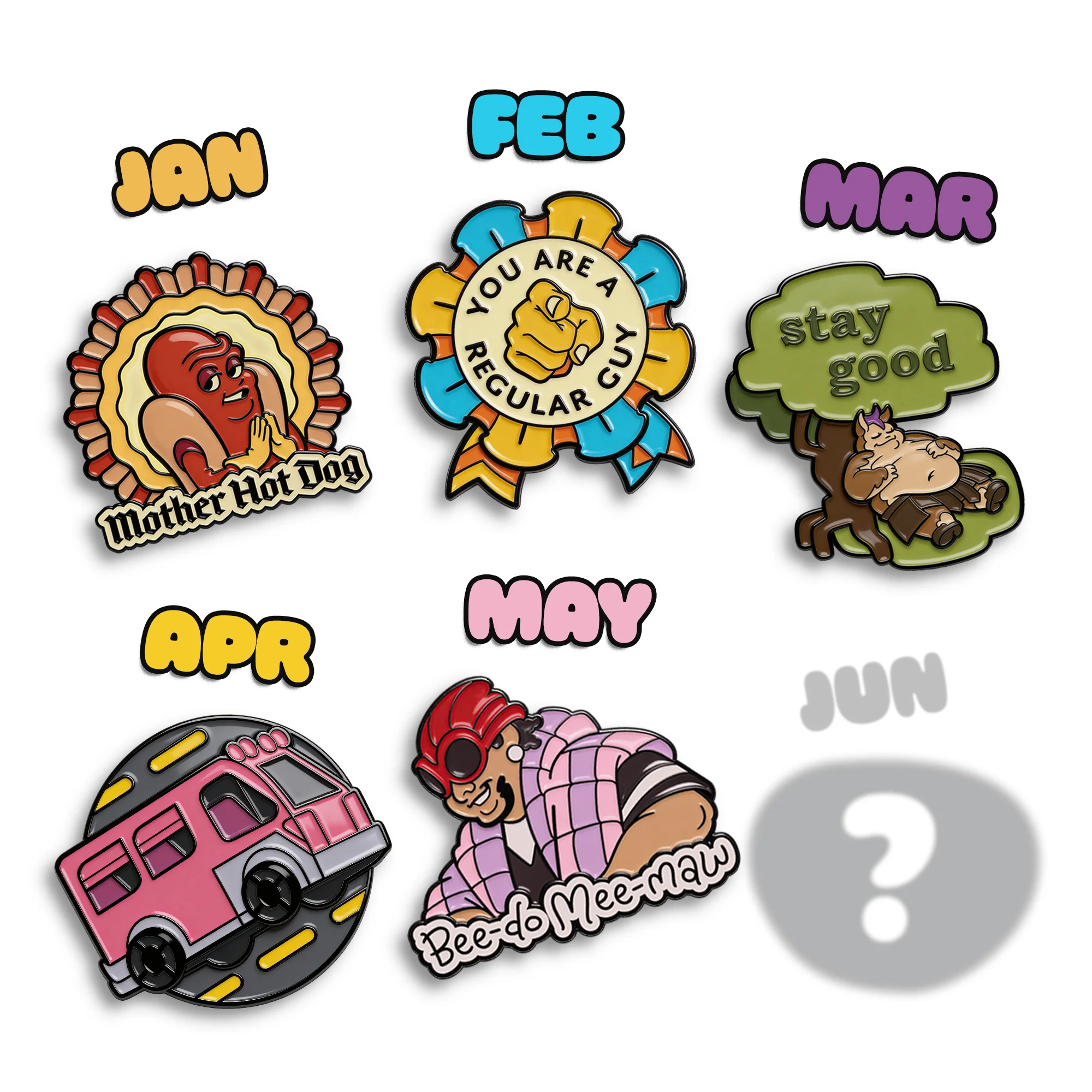 2026 Pin of the Month Bundle (Jan-June) - Image 2