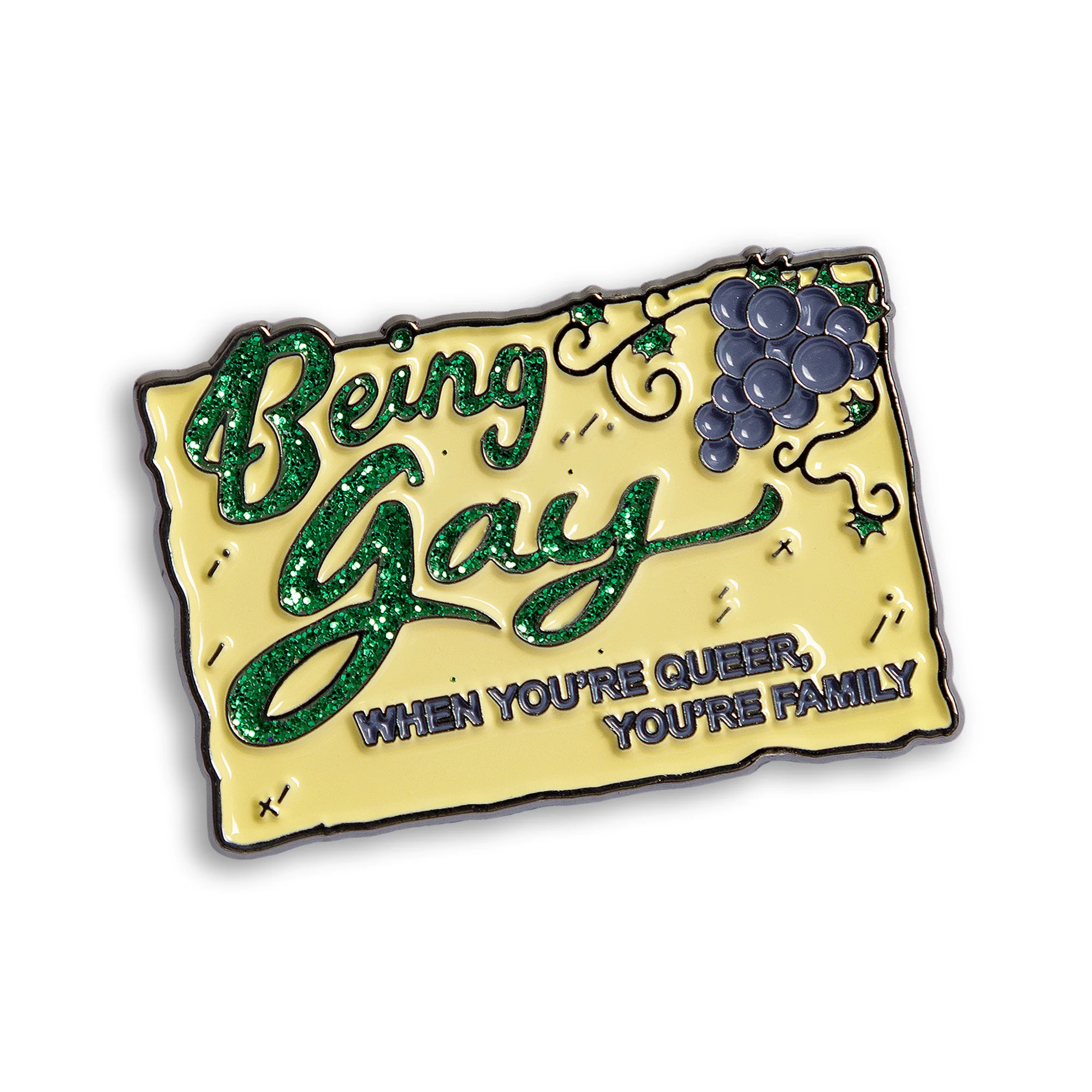 Being Gay Enamel Pin - Image 2