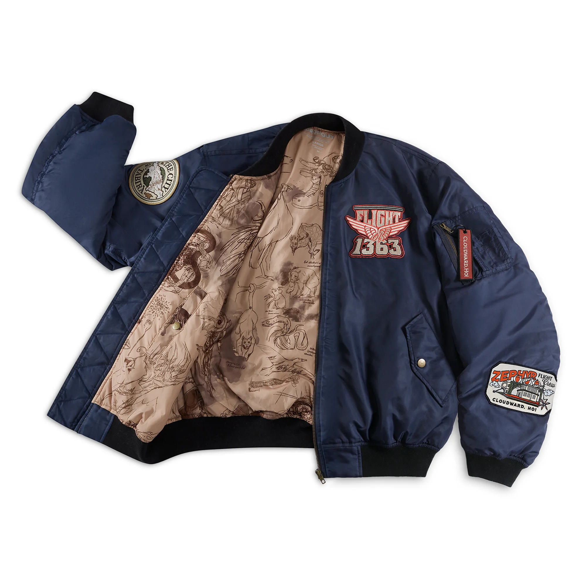 Cloudward Ho! Flight Jacket - Image 4