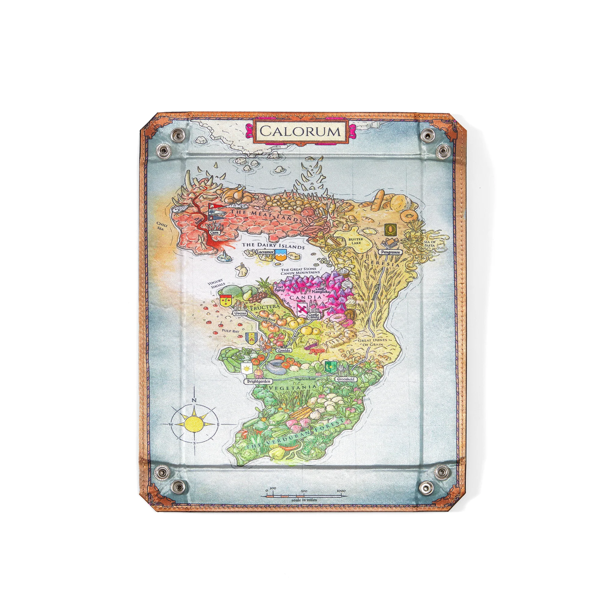 A Crown of Candy Calorum Map Dice Rolling Tray - Image 3