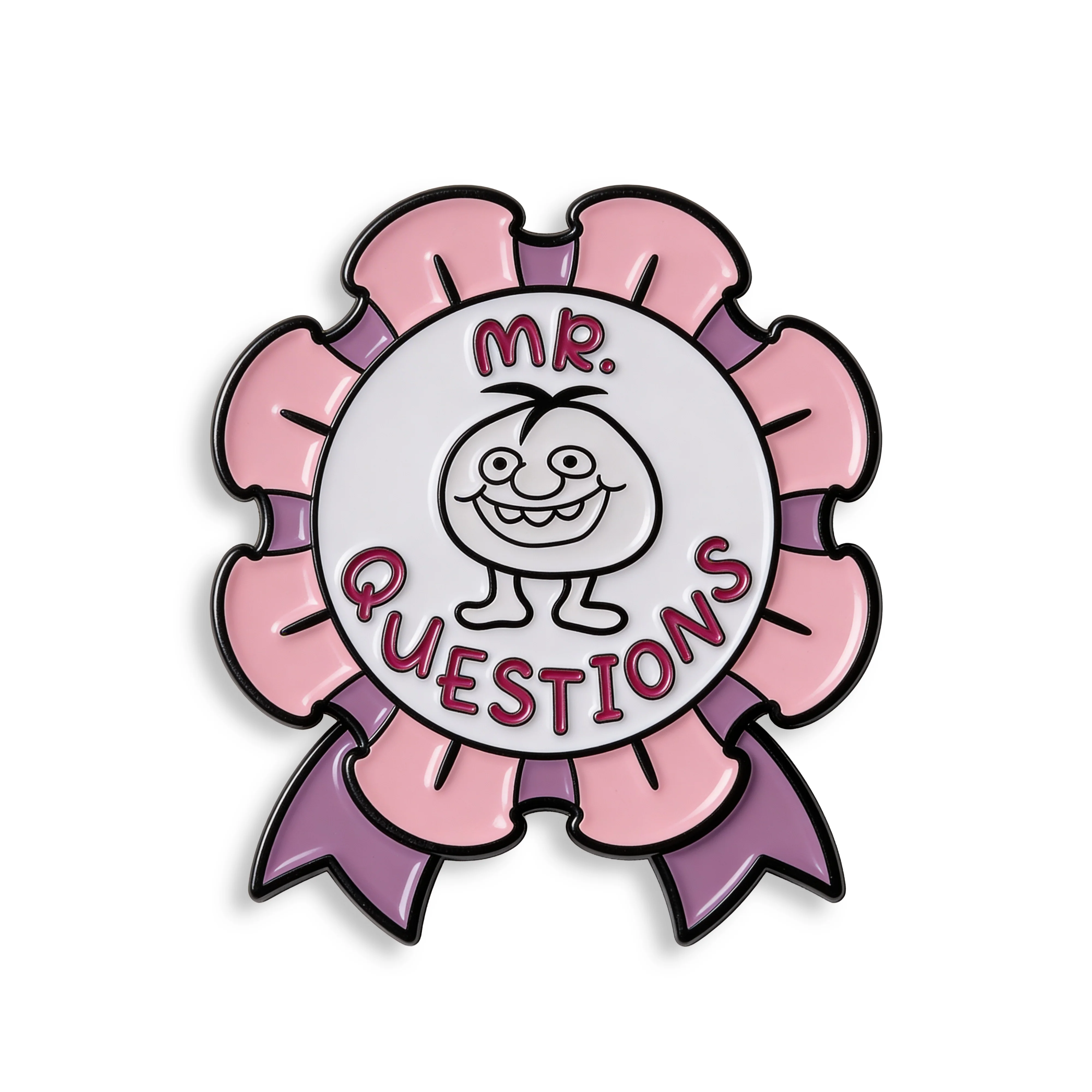Mr. Questions Enamel Pin