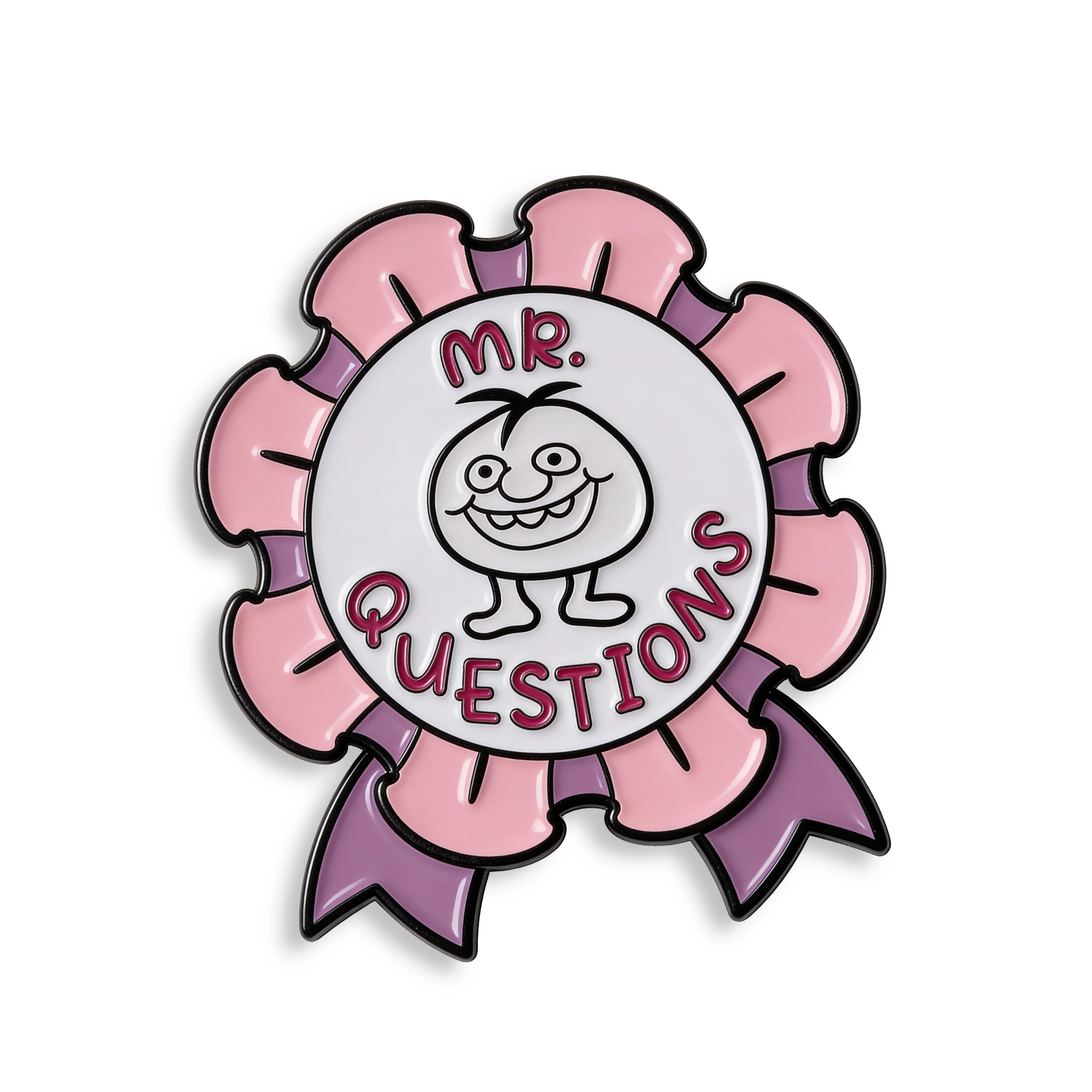 Mr. Questions Enamel Pin - Image 2