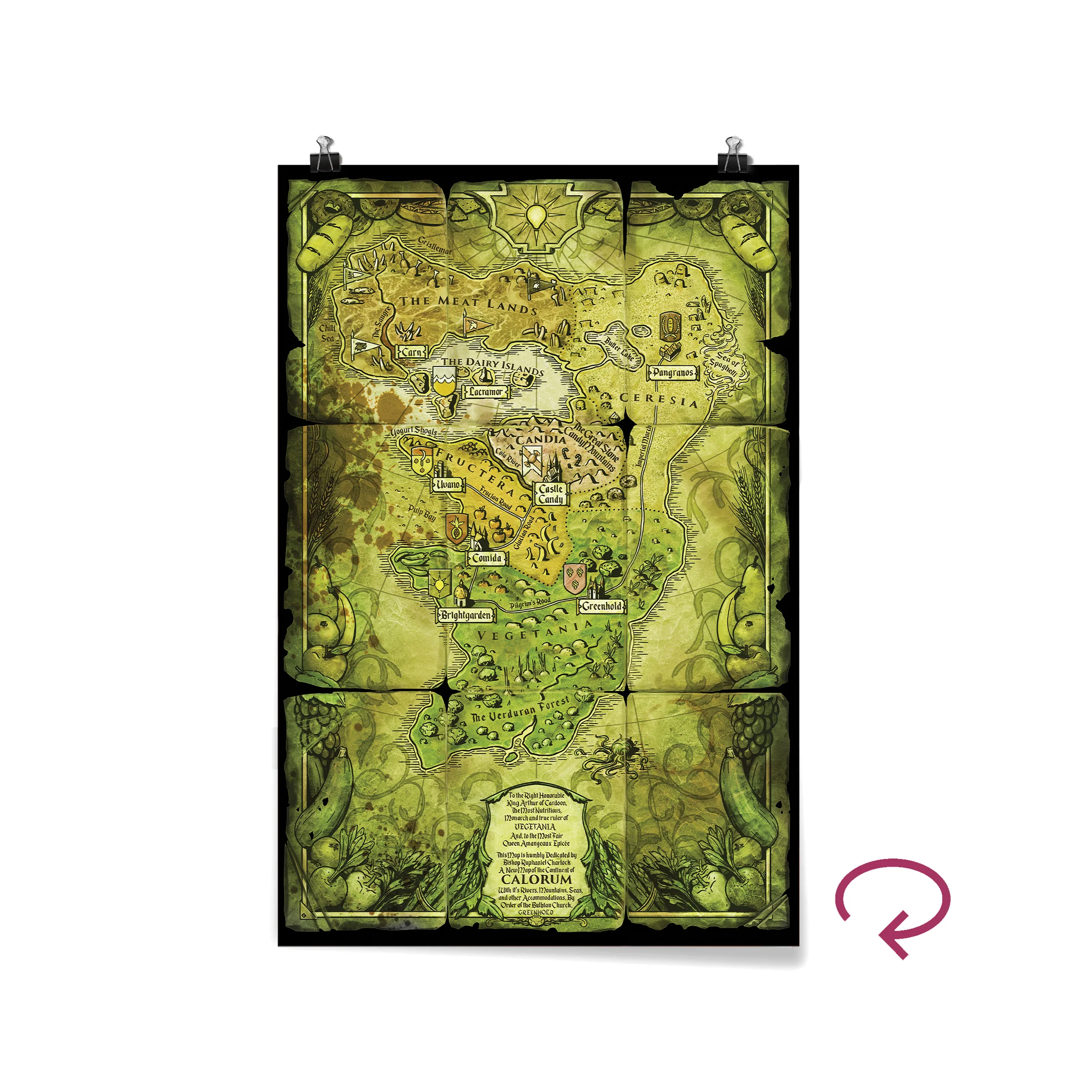 Dimension 20: The Ravening War Calorum Map - Image 2