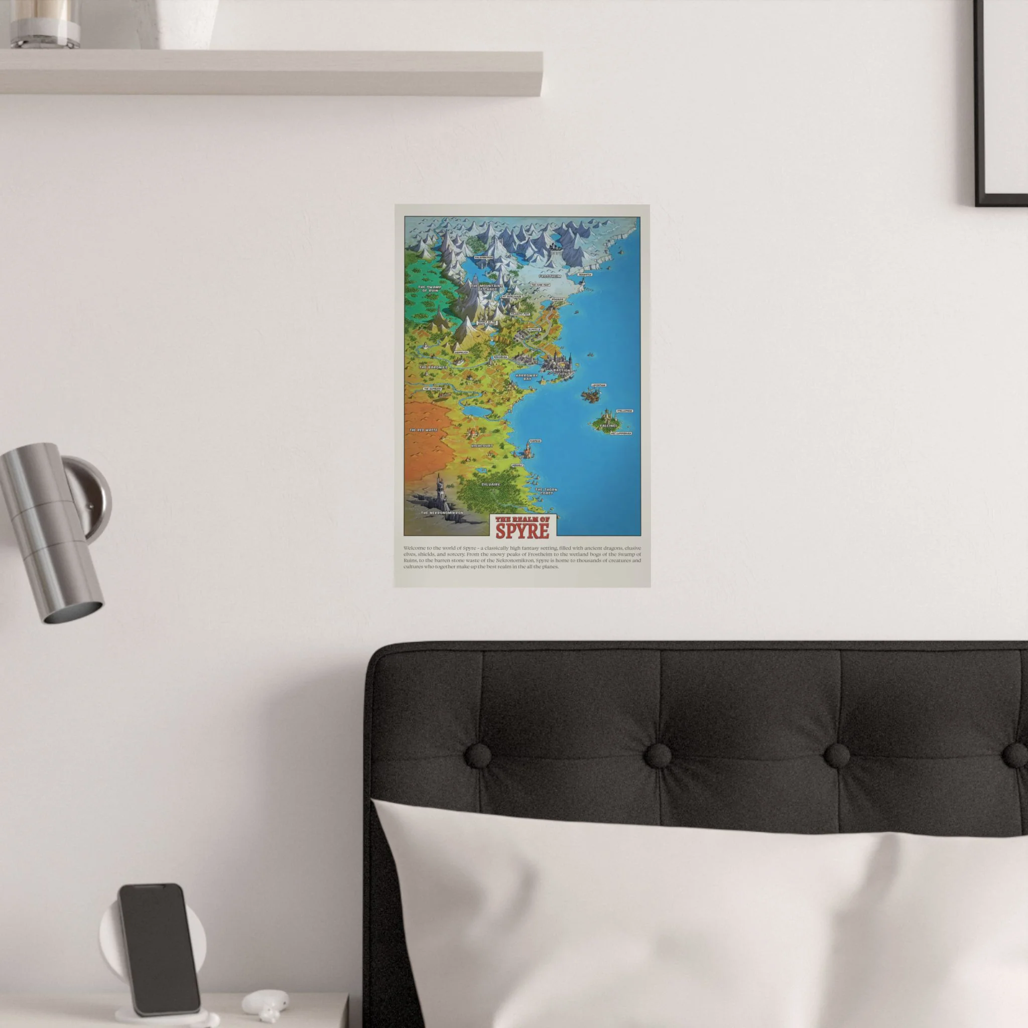 Dimension 20 The Realm of Spyre Map Poster - Image 4