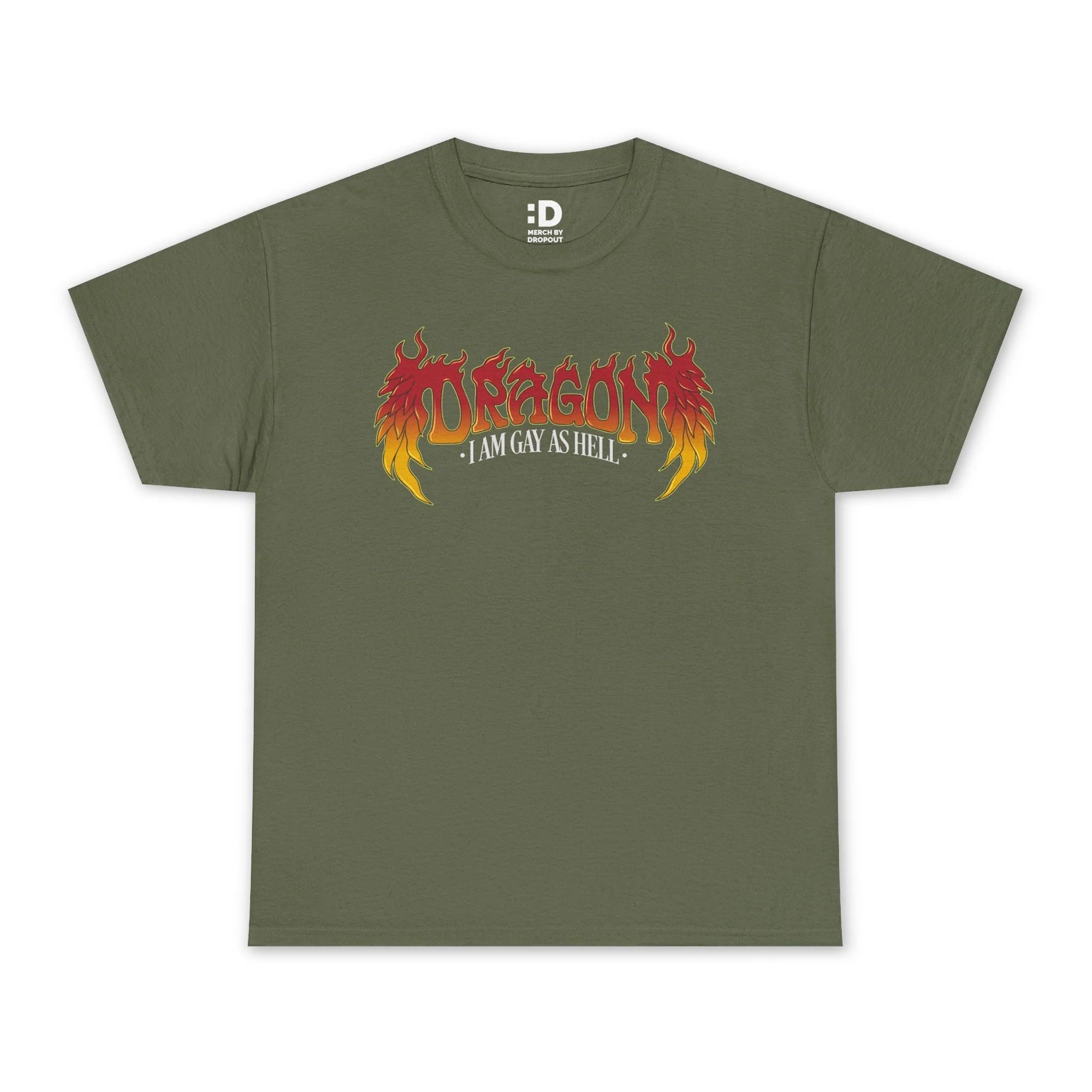 Dragon, I Am Gay As Hell T-Shirt - Image 2