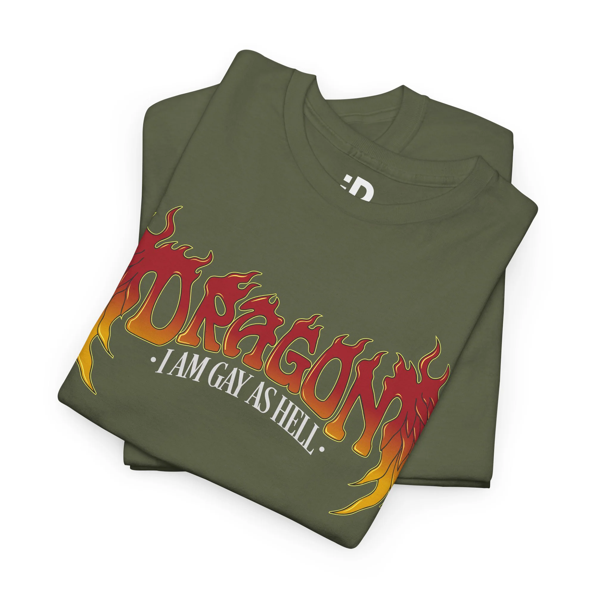 Dragon, I Am Gay As Hell T-Shirt - Image 6