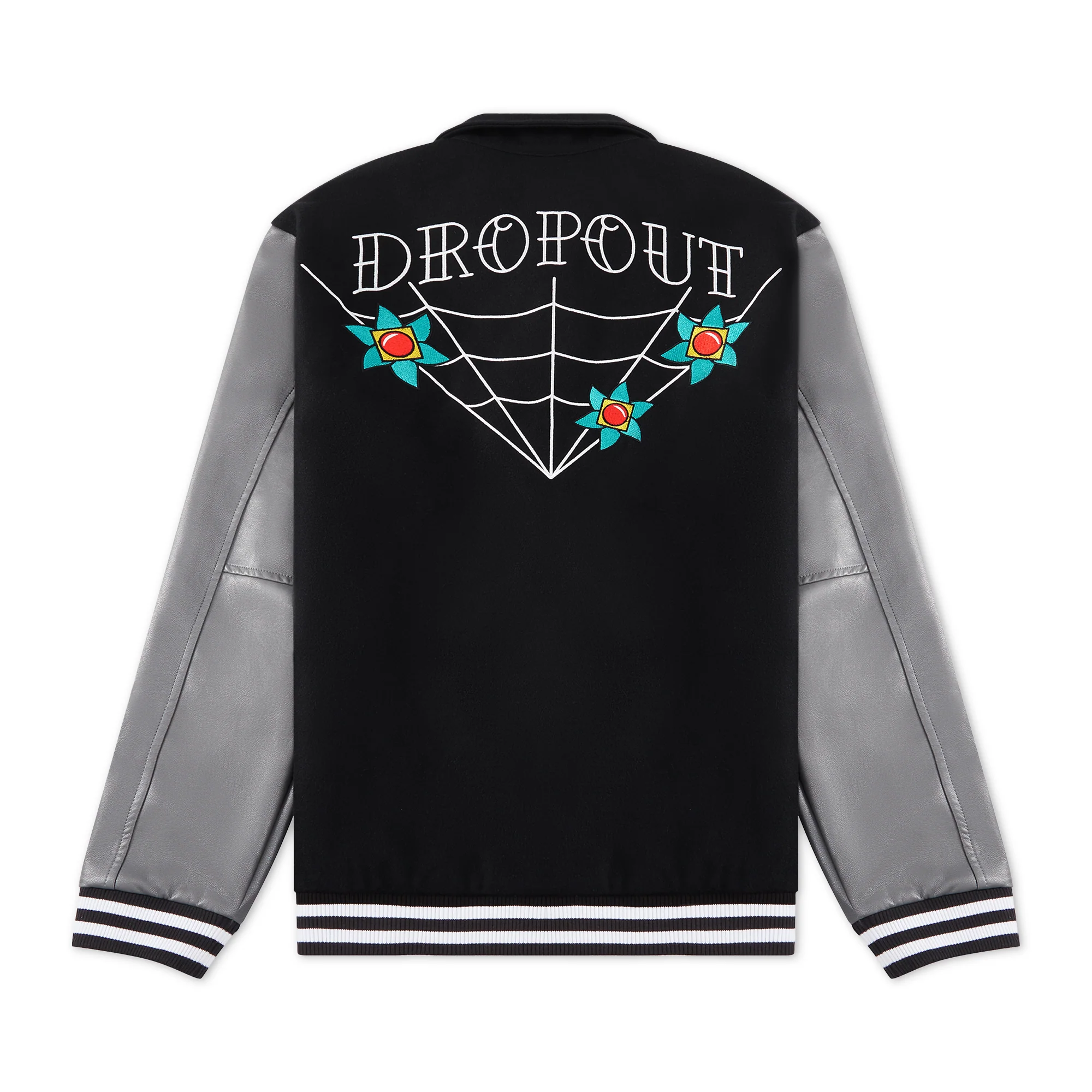 Dropout Tattooed Varsity Jacket