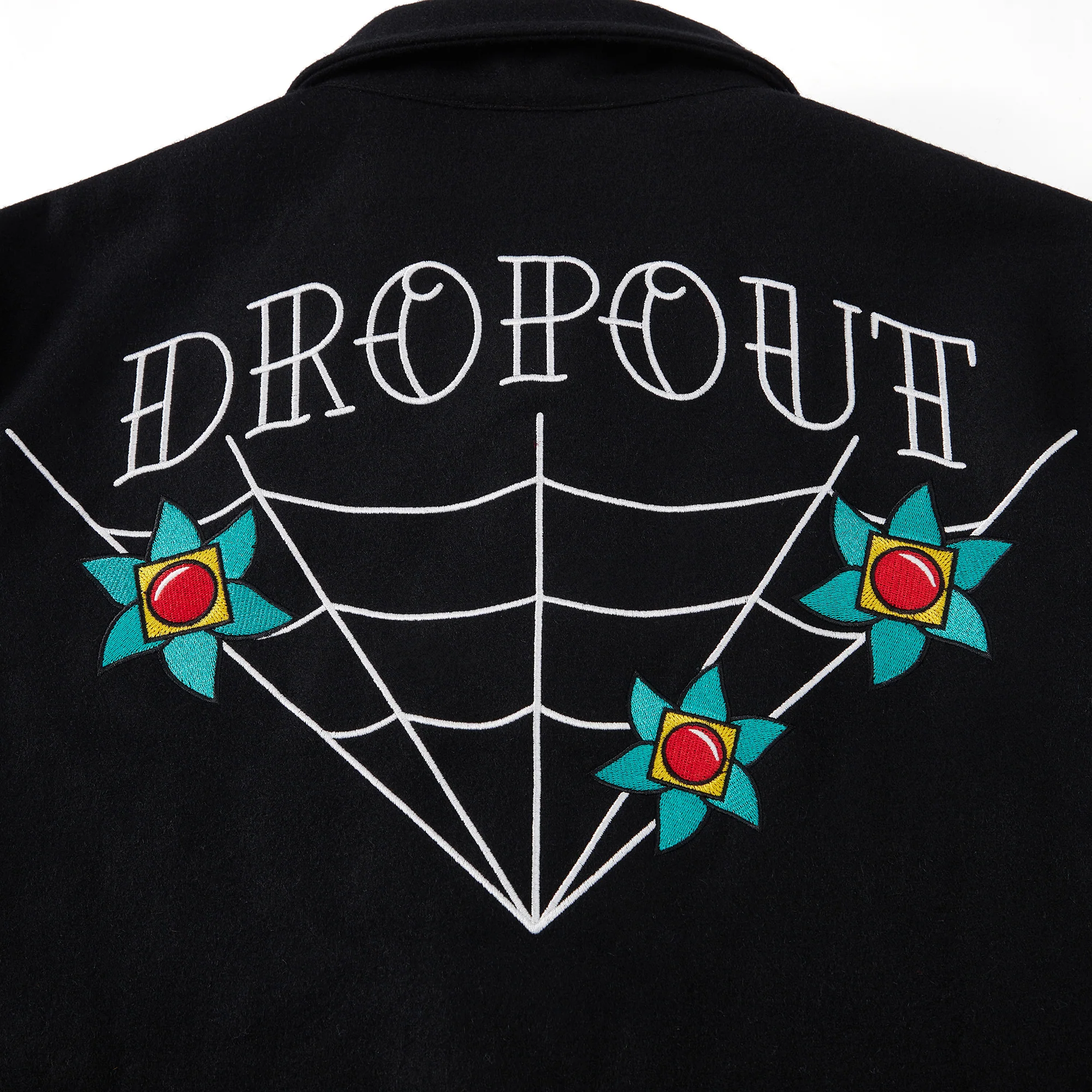 Dropout Tattooed Varsity Jacket - Image 7