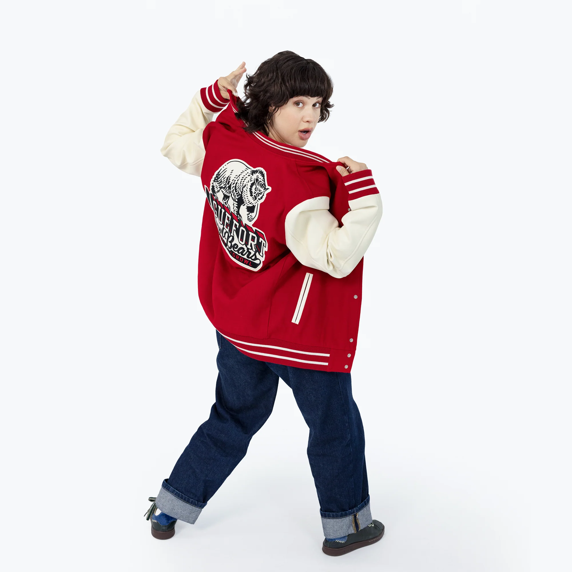 Owlbears Varsity Jacket - Image 3
