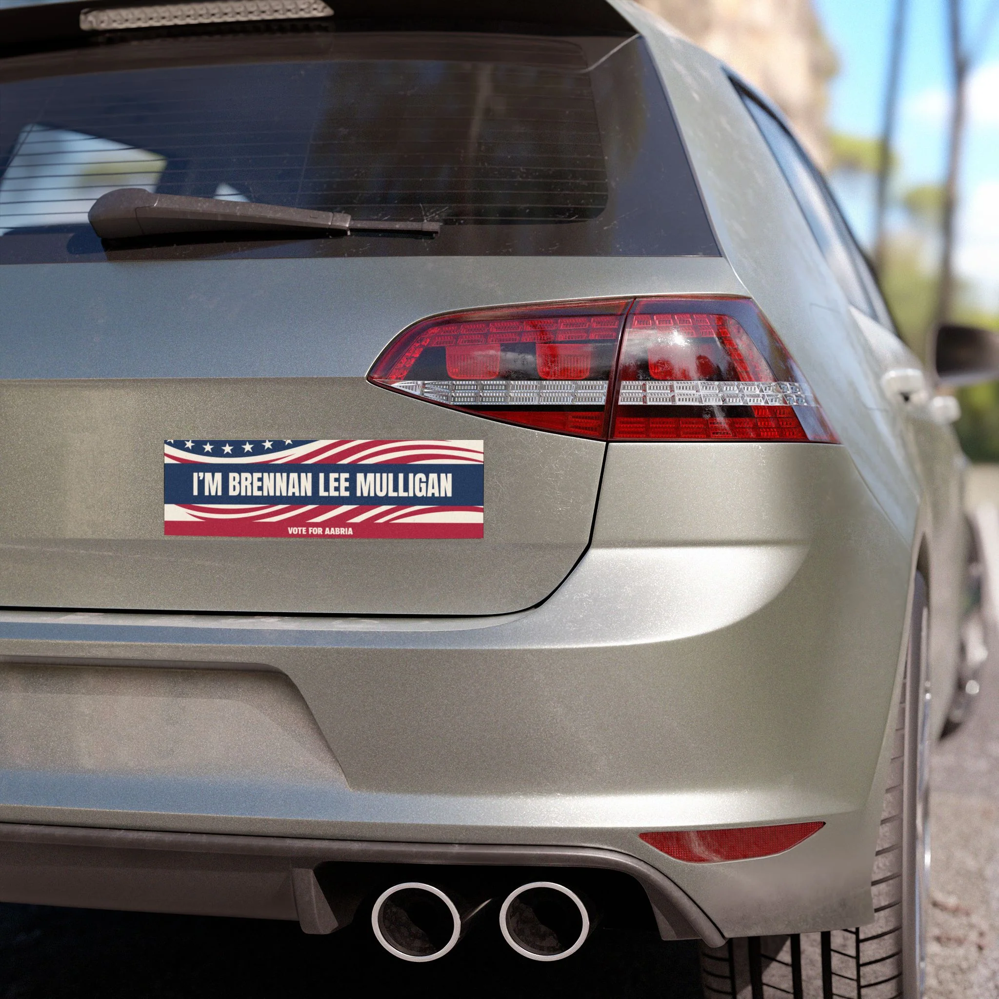 Aabria Outvoted Bumper Sticker - Image 4