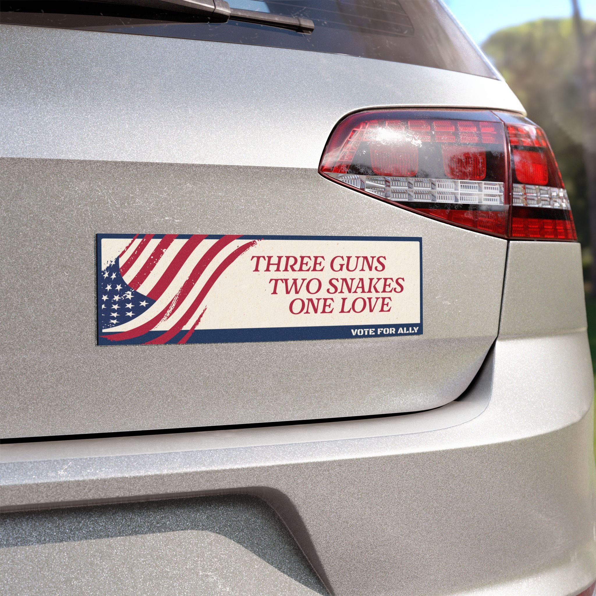 Ally Outvoted Bumper Sticker - Image 4