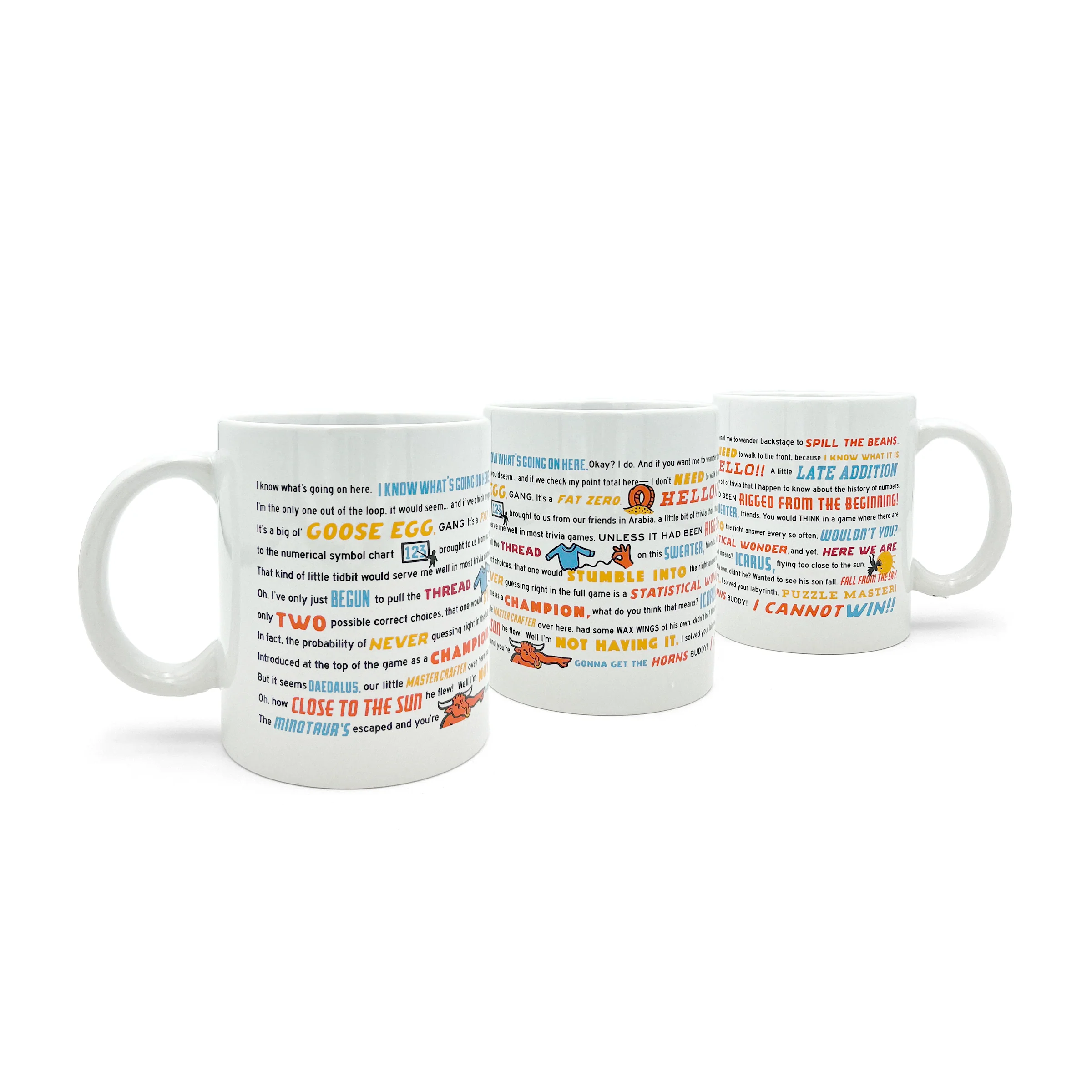 Game Changer Yes or No Monologue Mug