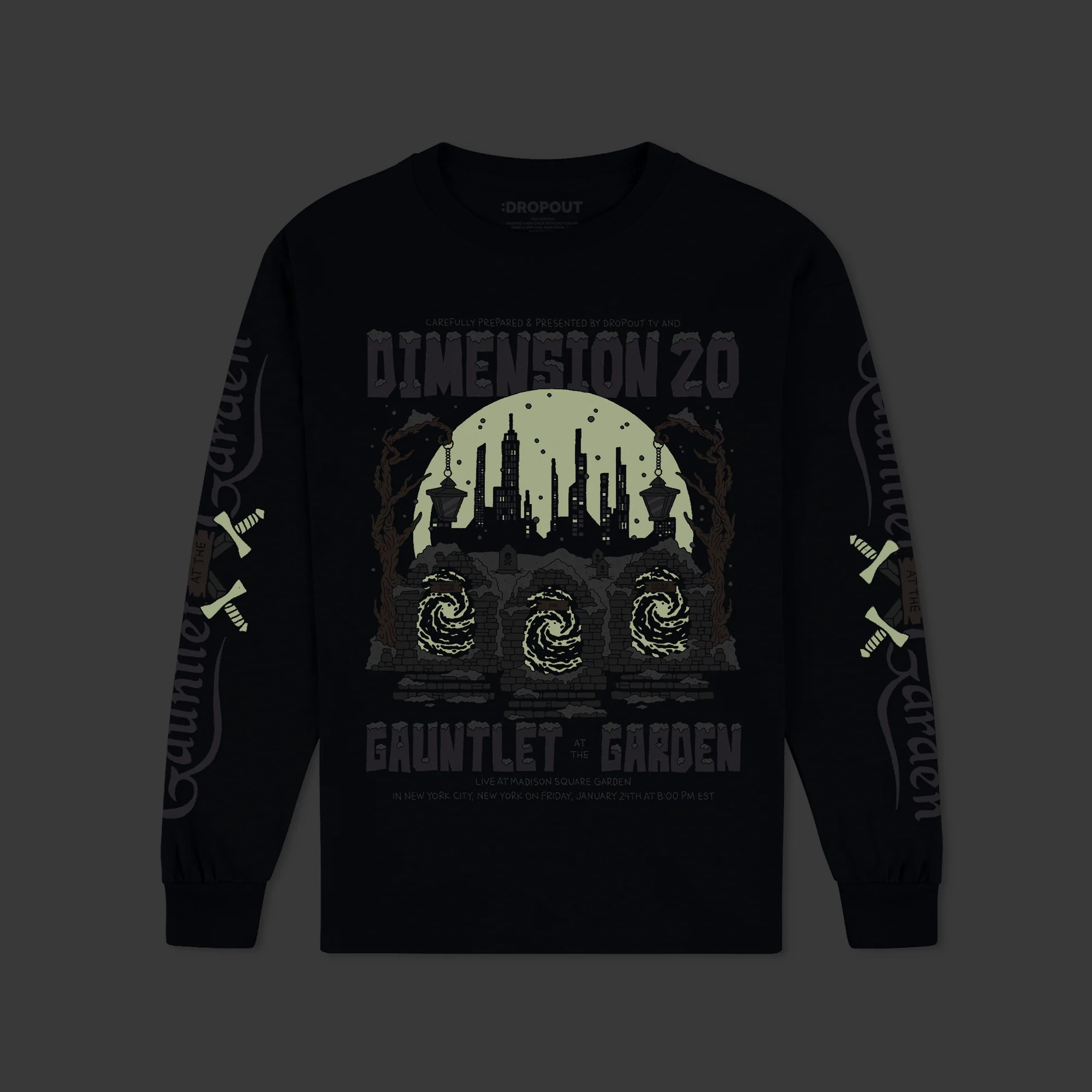 Gauntlet At The Garden Glow-In-The-Dark Long Sleeve - Image 2