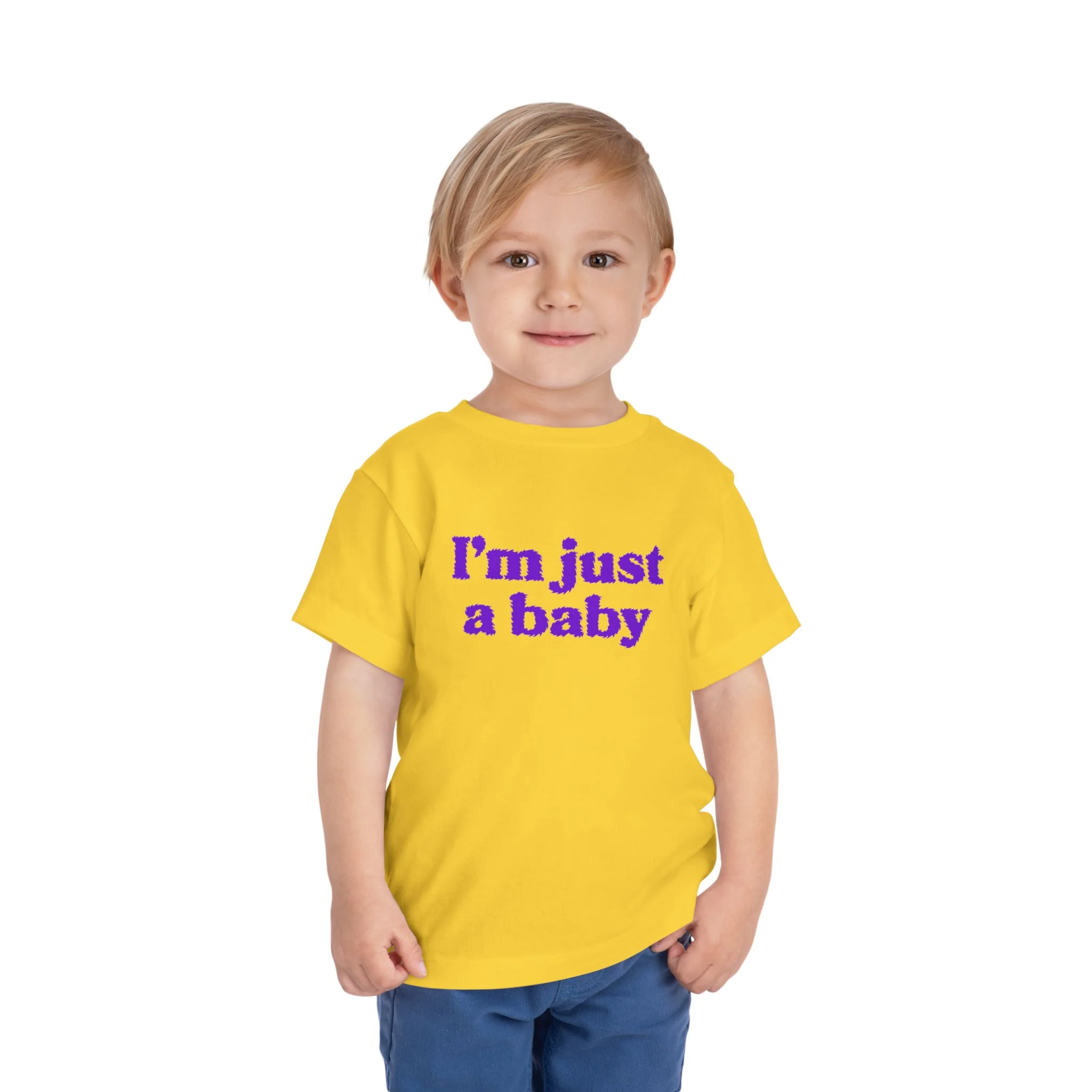 "I'm Just A Baby" Toddler Tee - Image 3