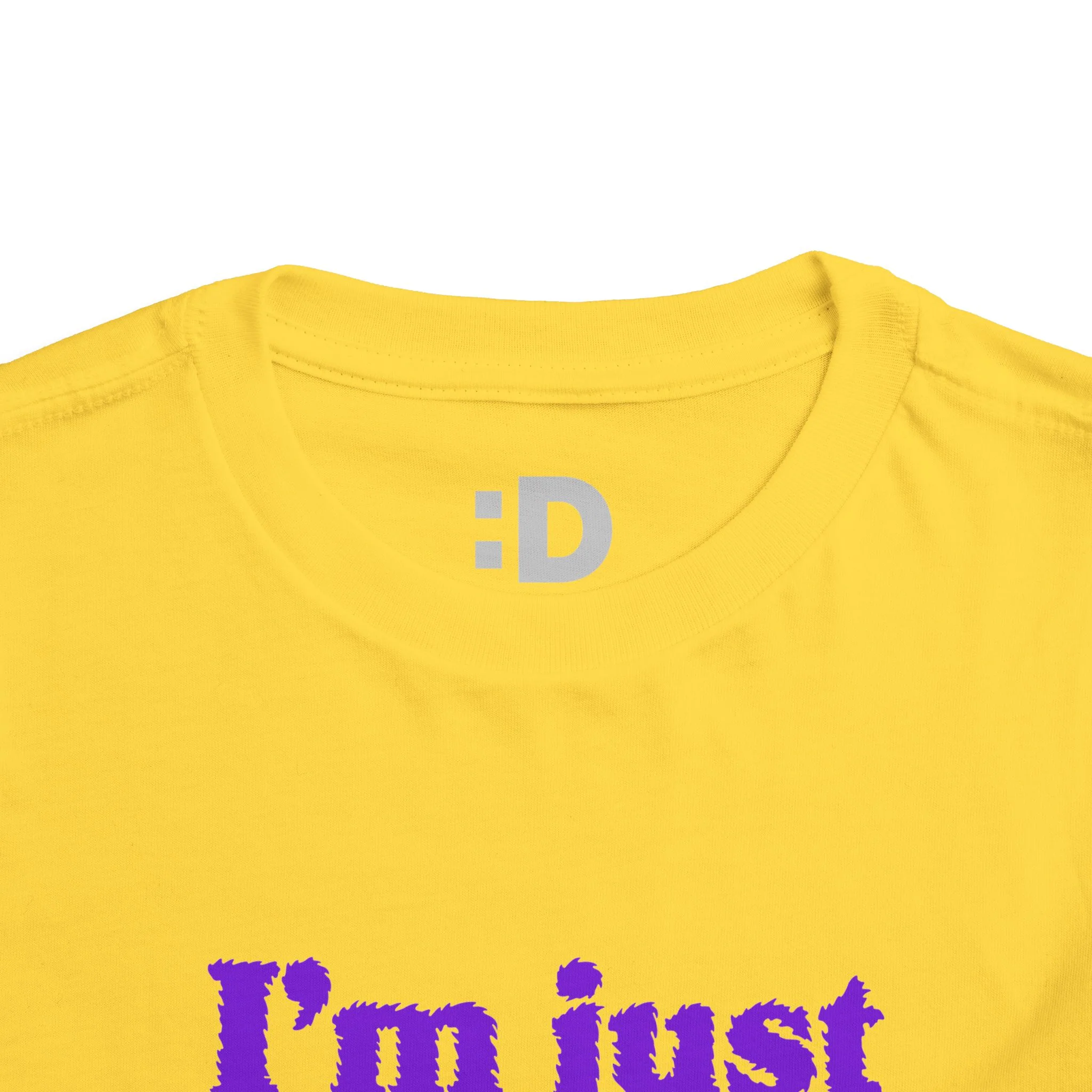 "I'm Just A Baby" Toddler Tee - Image 4