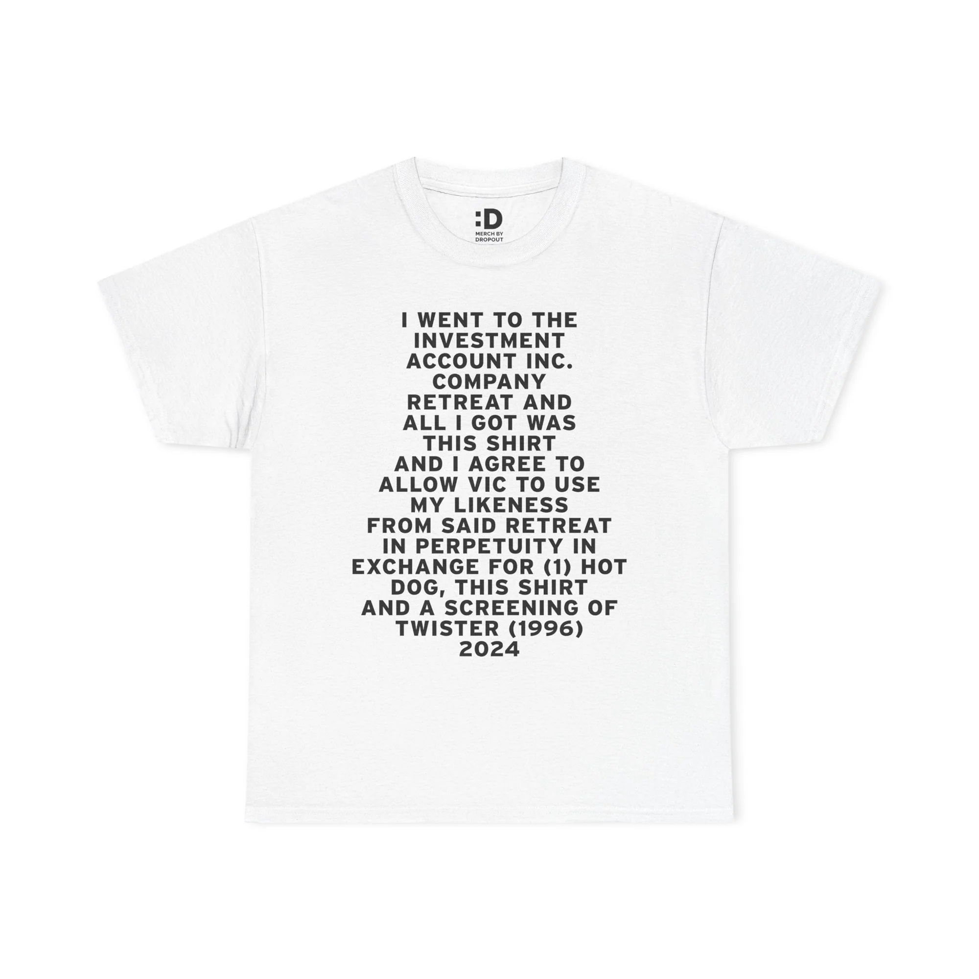 Investment Account Inc. Company Retreat T-Shirt