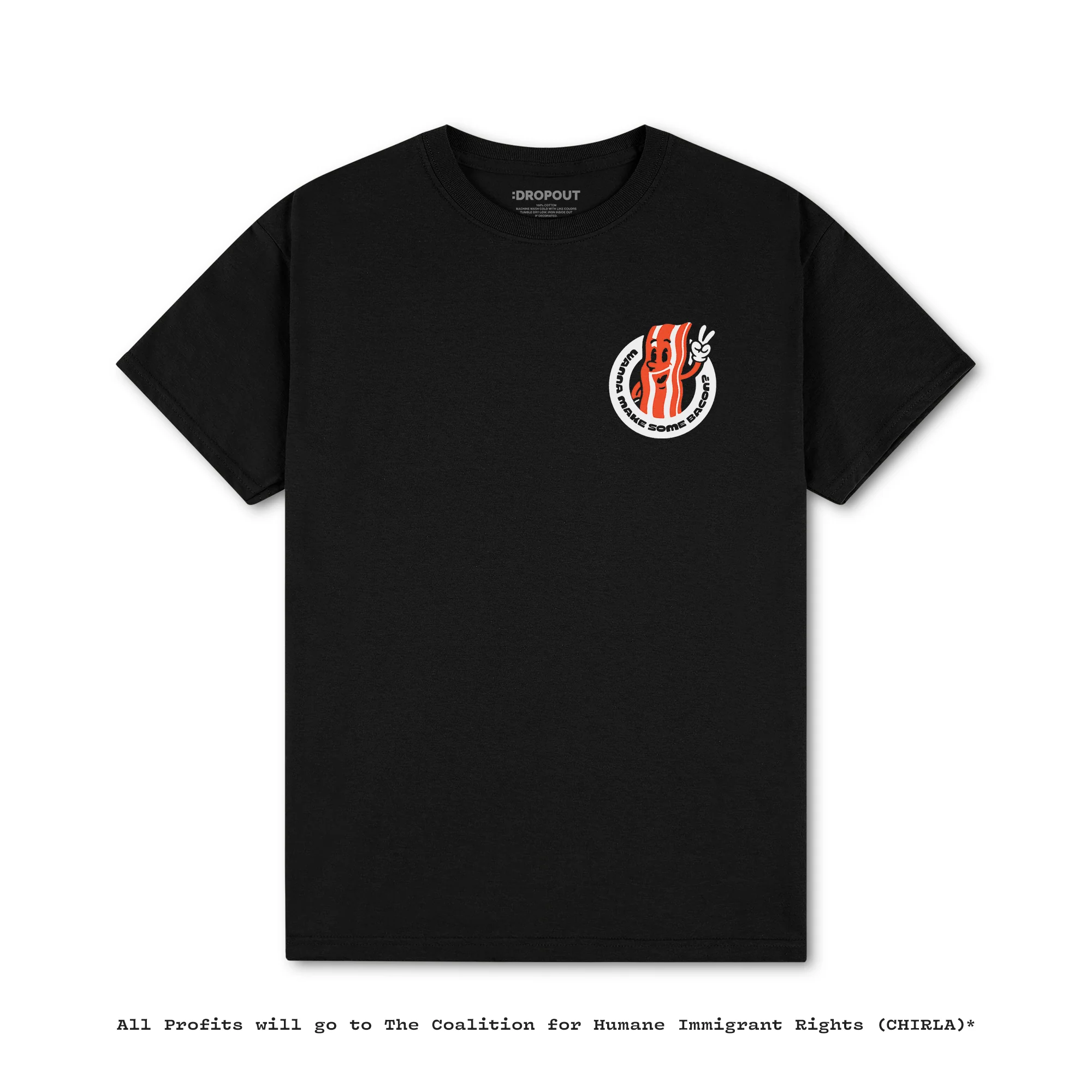 Laws Are Threats Black T-Shirt - Image 2