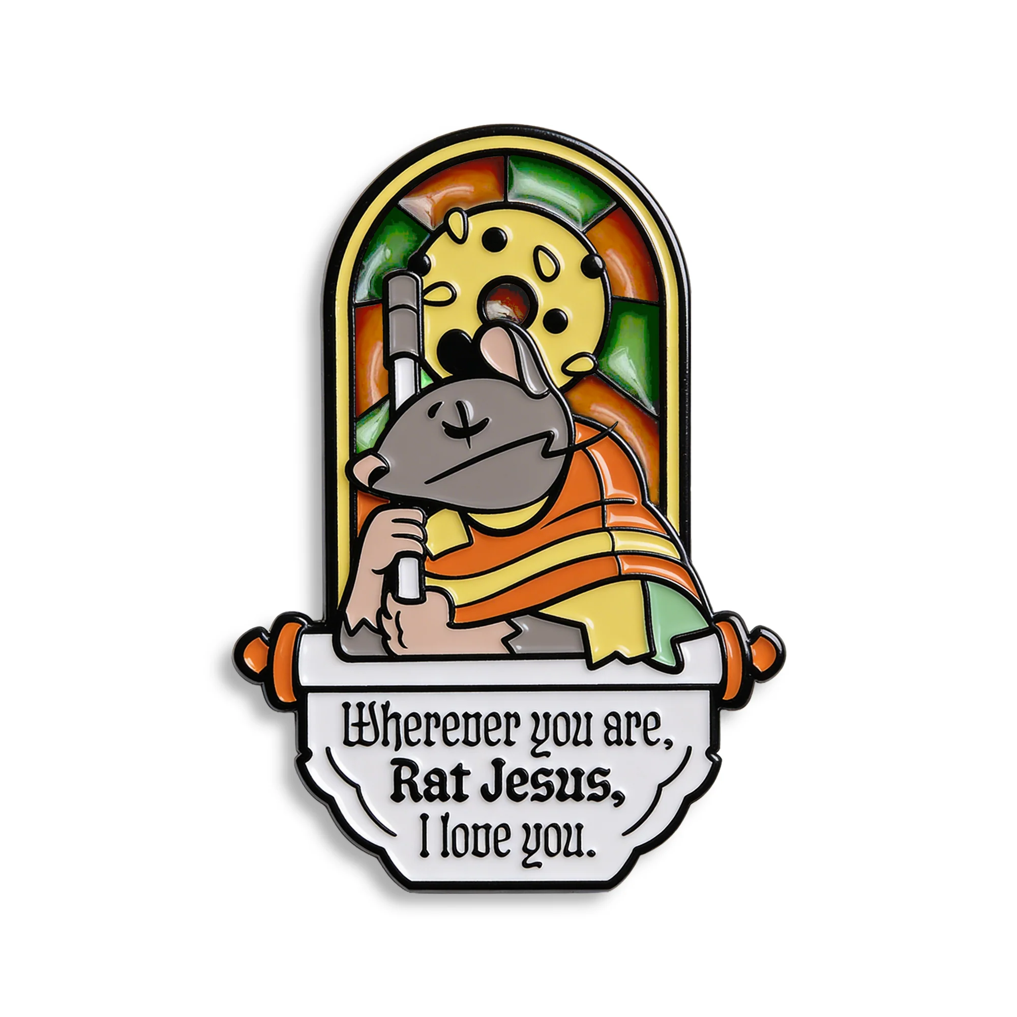 Pin of the Month January '25 - Rat Jesus