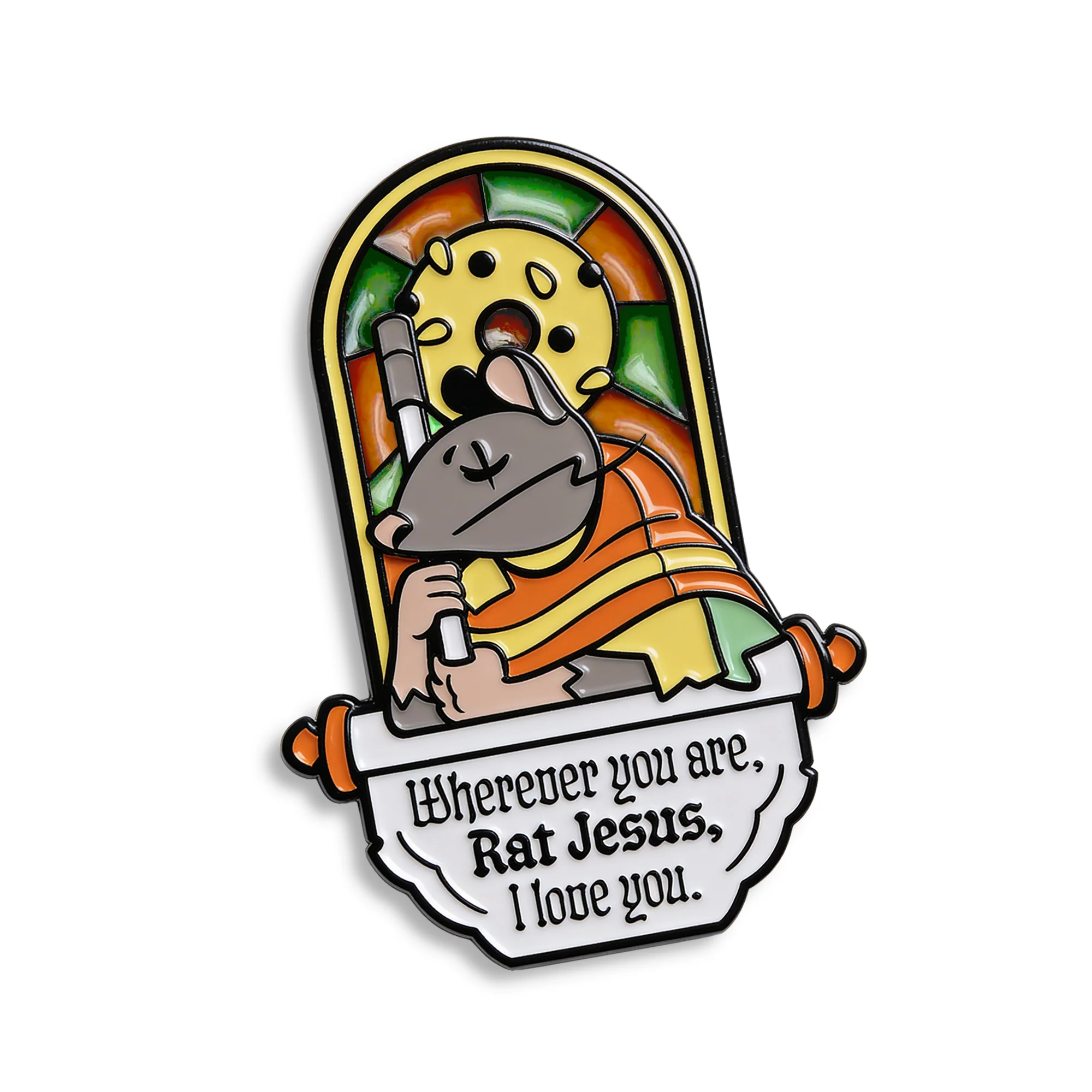 Pin of the Month January '25 - Rat Jesus - Image 2