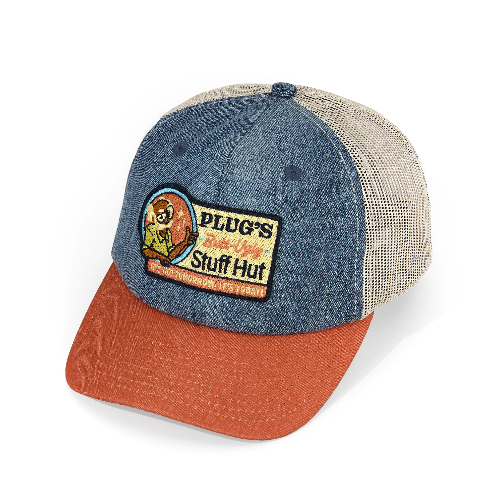 Plug's Butt-Ugly Stuff Hut Trucker Hat - Image 4