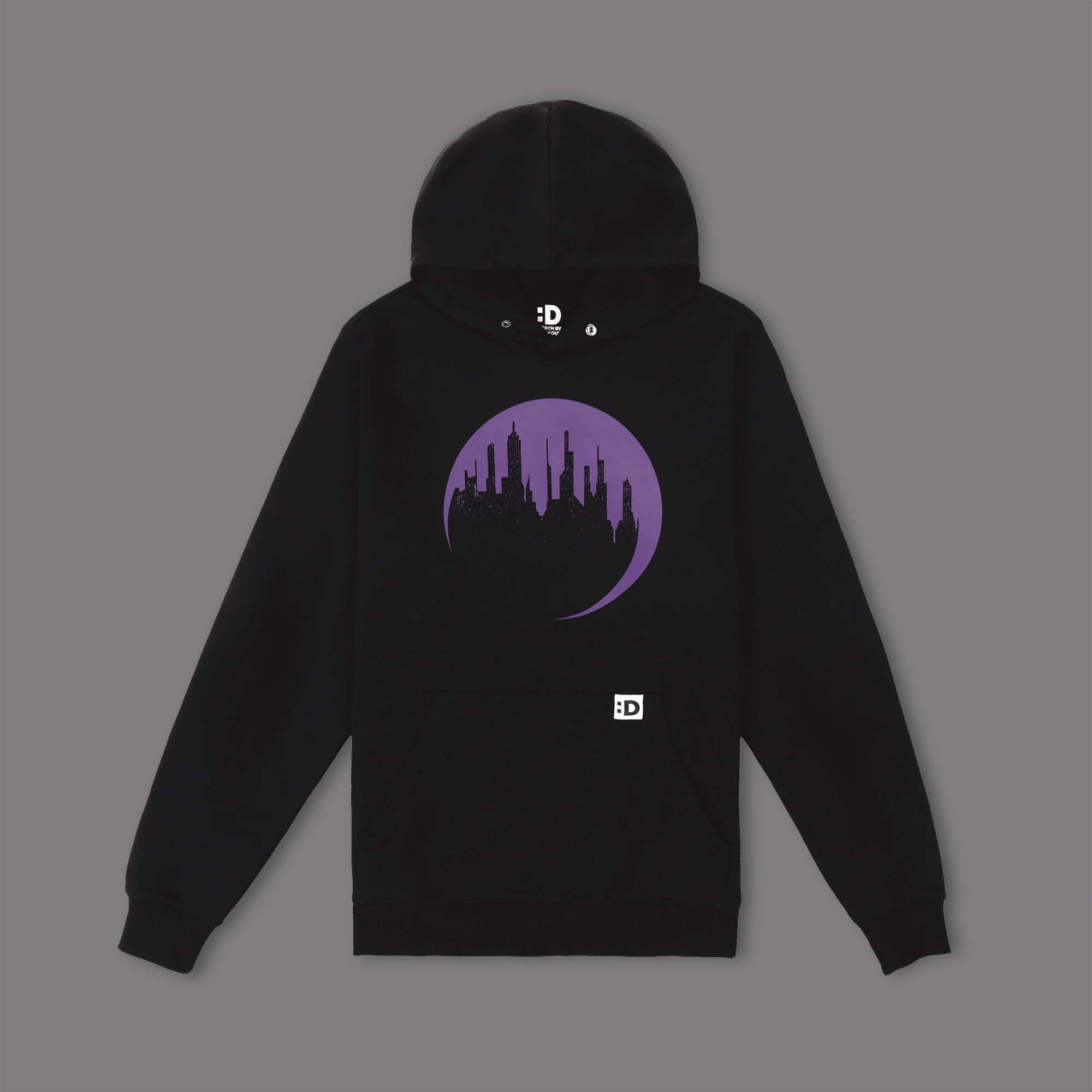 Unsleeping City Glow-In-The-Dark Hoodie - Image 4