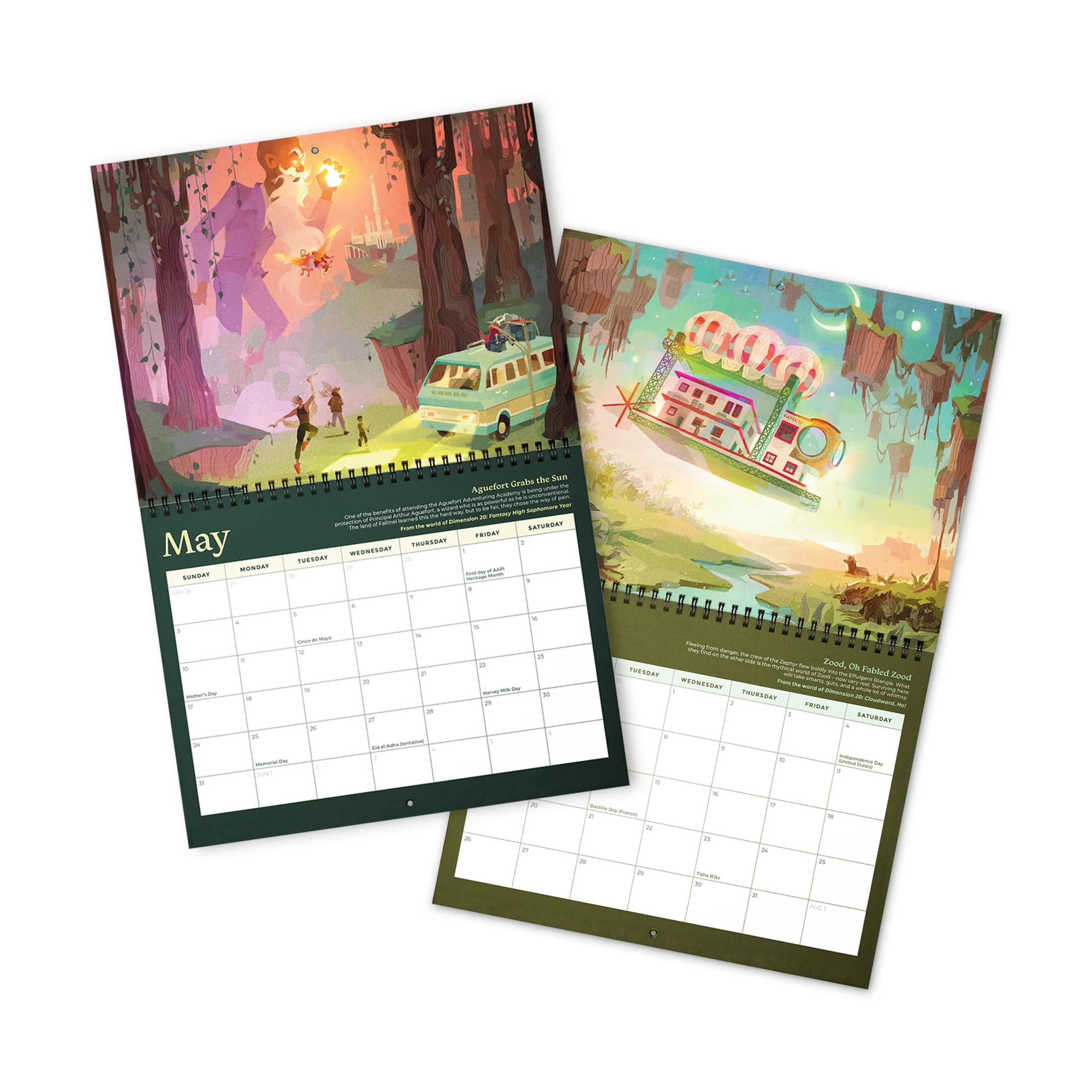 Worlds of Dimension 20 Calendar 2026 - Image 2